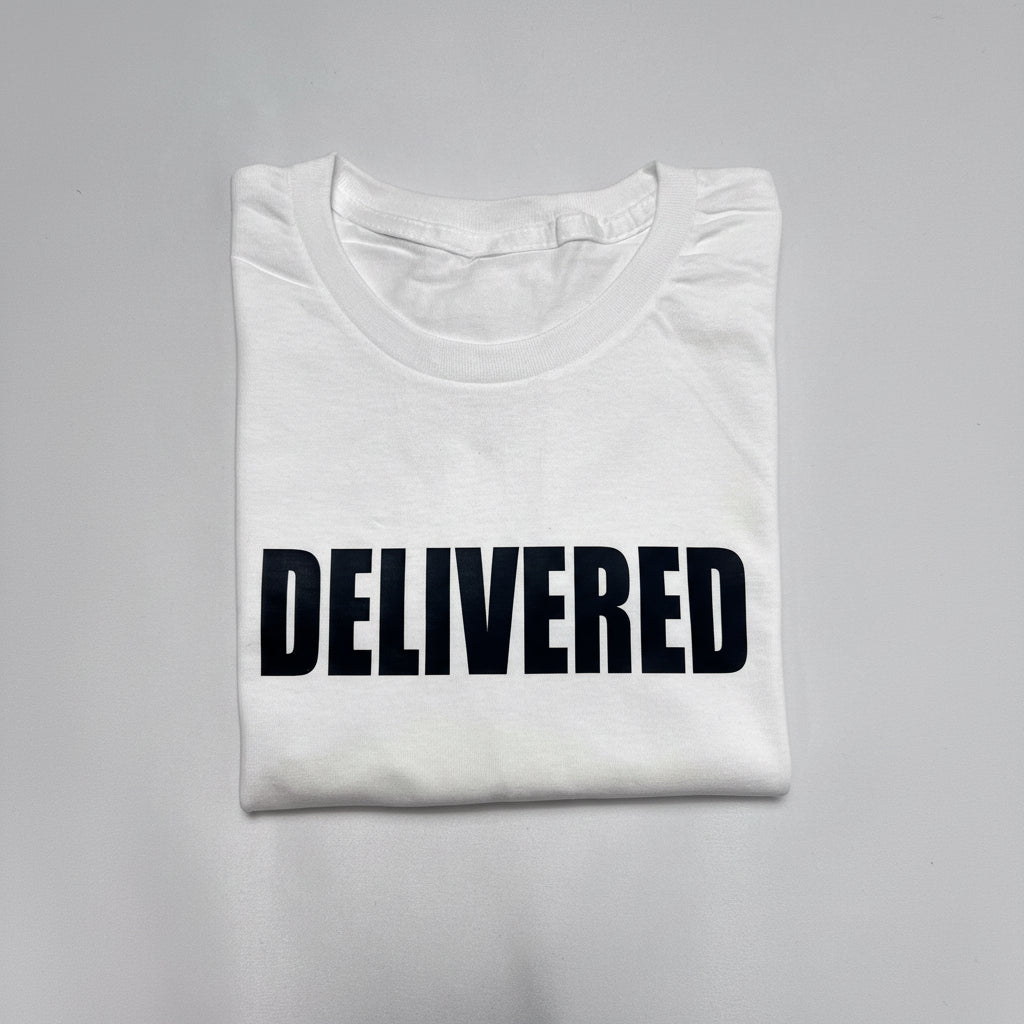 "Delivered" Unisex Tee