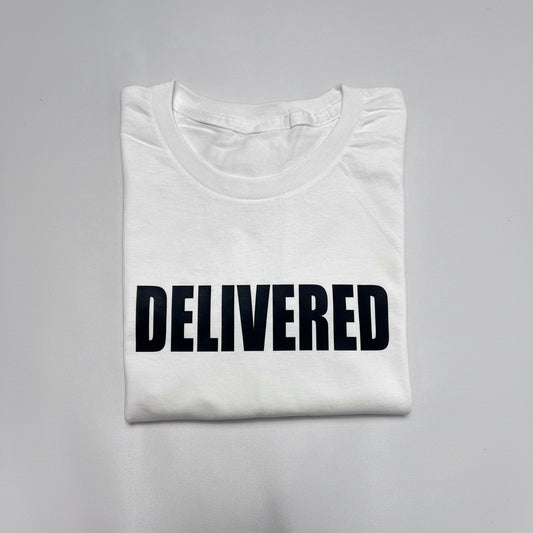 "Delivered" Unisex Tee