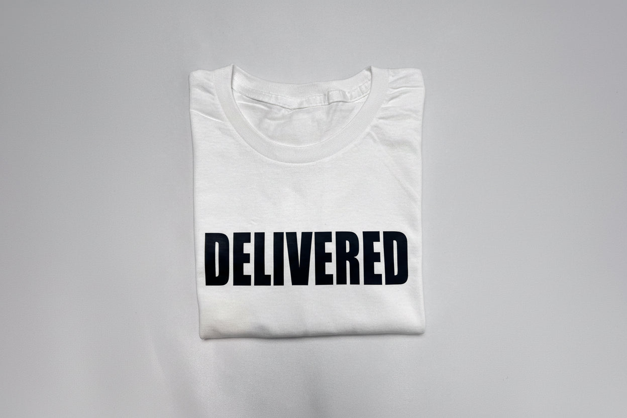 "Delivered" Unisex Tee