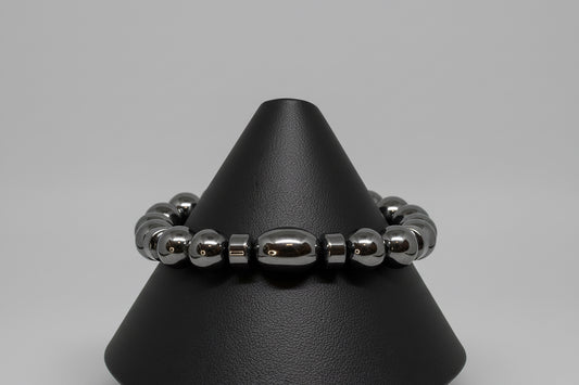 Men Hemalyke and Accented Agate Bracelet