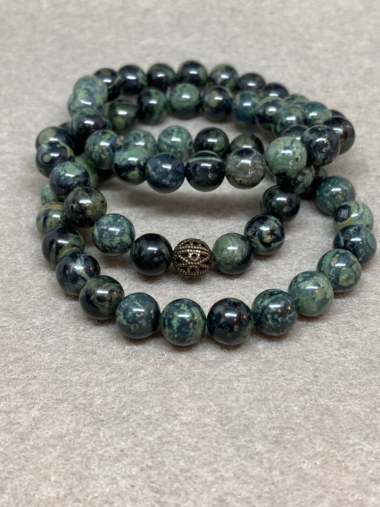 Kambaba Jasper Gemstone Bracelet