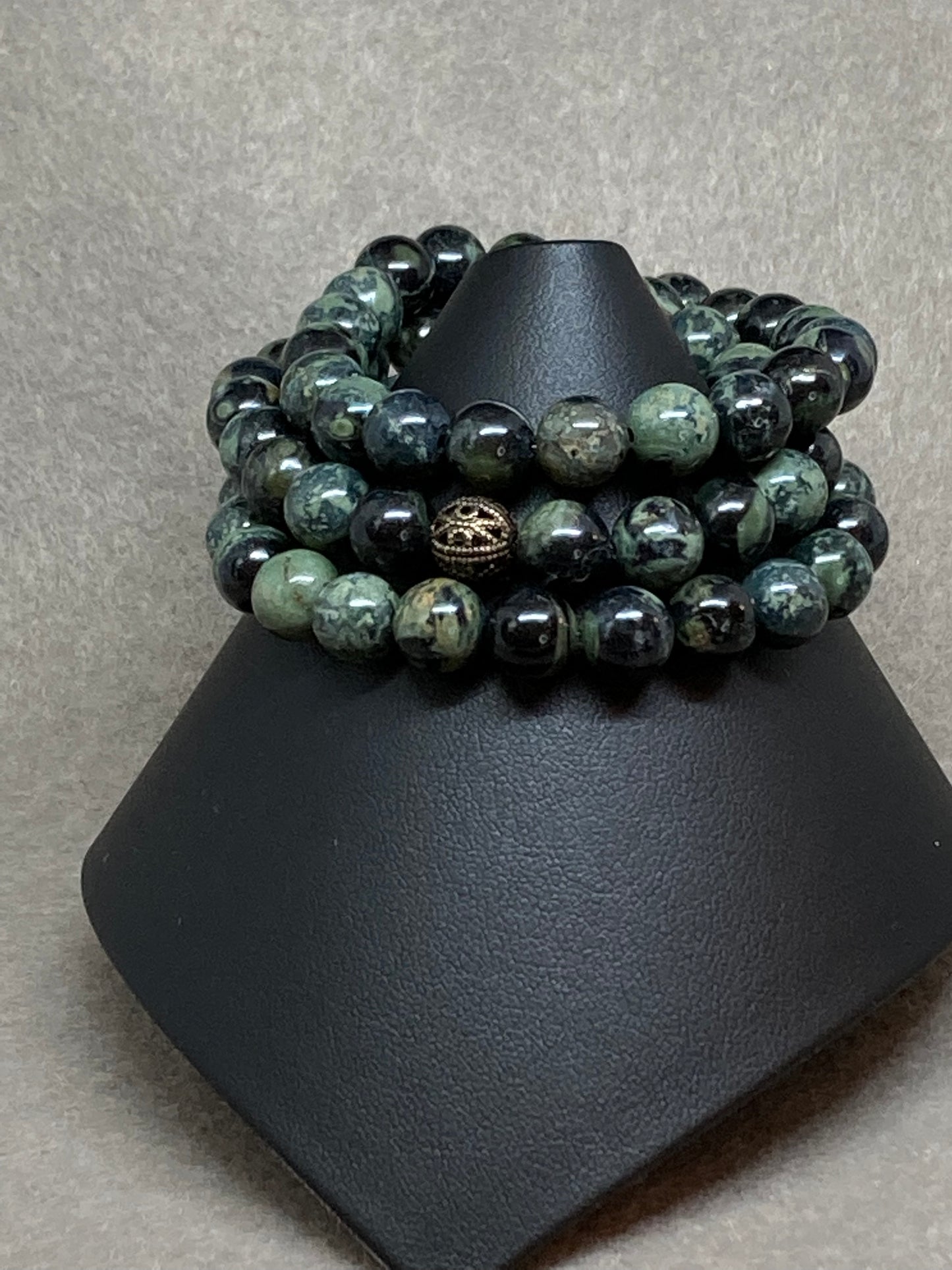 Kambaba Jasper Gemstone Bracelet