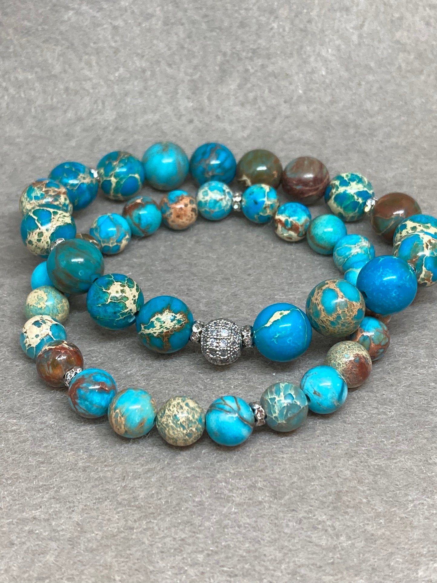 Blue Imperial Jasper Bracelet