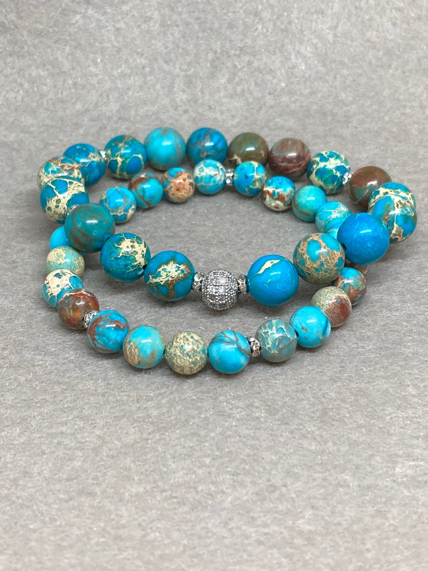 Blue Imperial Jasper Bracelet