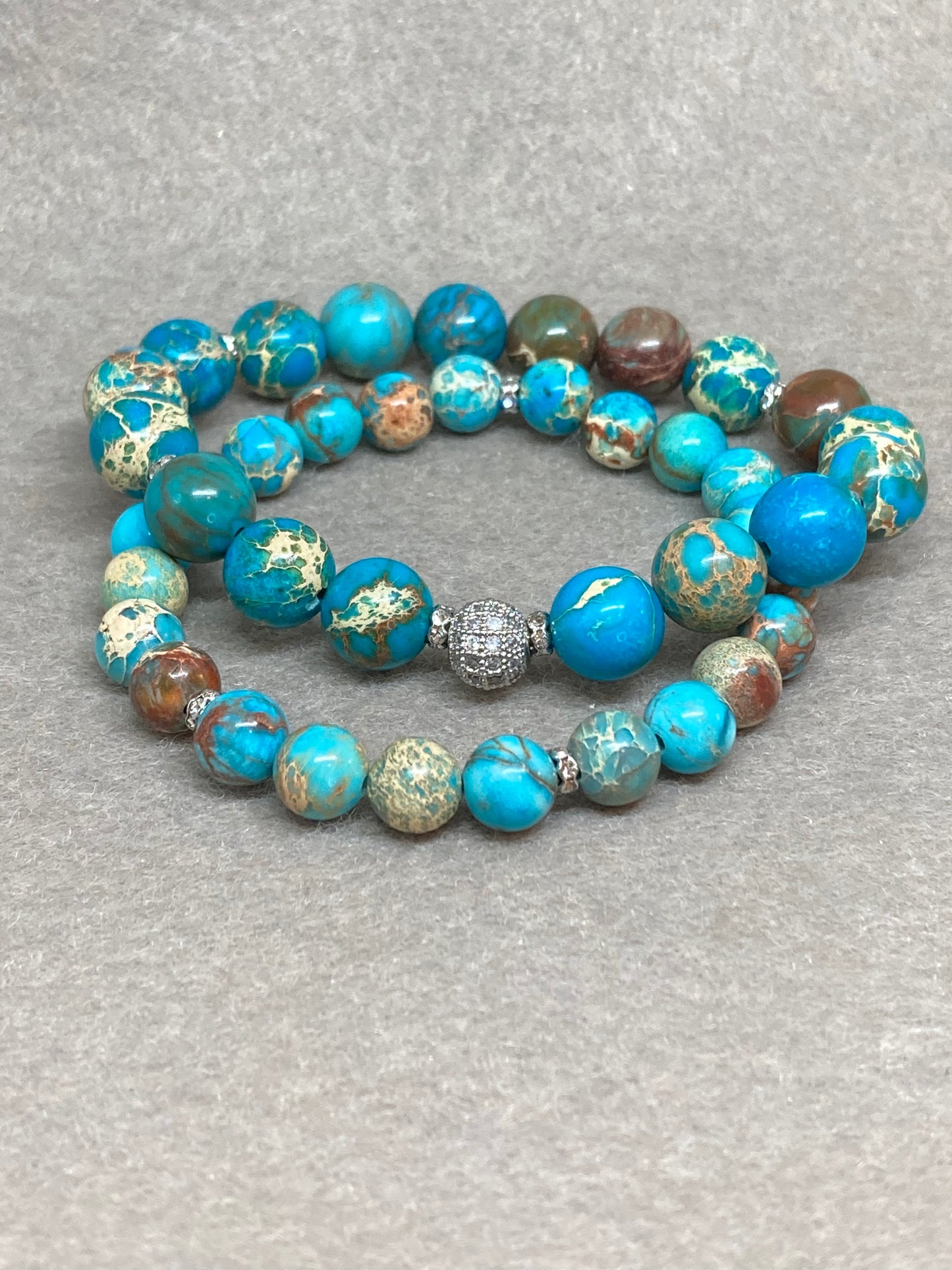 Blue Imperial Jasper Bracelet